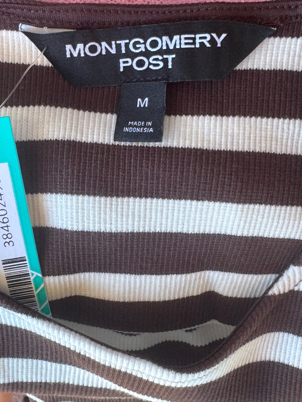Striped Sleeveless Dress Pockets - Picture 5 of 9